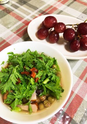 3分で!お豆とベーコンのスープ-レシピのメイン写真