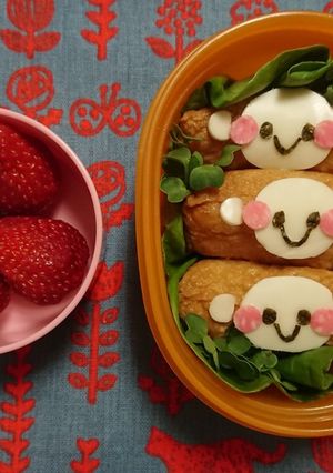キャラ弁♥️猿-レシピのメイン写真