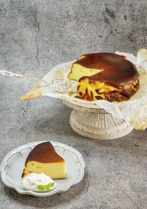 バスクチーズケーキ-レシピのメイン写真