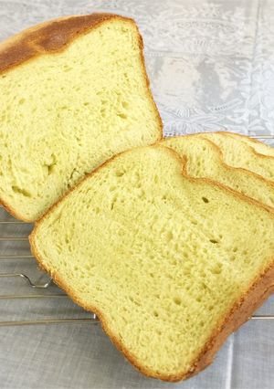 1歳☆離乳食☆青汁豆乳食パン☆覚書☆-レシピのメイン写真