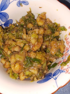 クルミを入れてふきのとうのおかず味噌-レシピのメイン写真