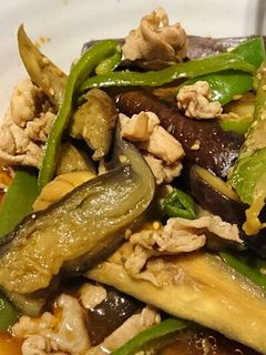 茄子ピーマン豚肉のピリ辛炒め♪-レシピのメイン写真