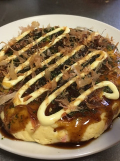 低糖質☆レンジで簡単お好み焼いてない-レシピのメイン写真