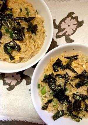 フライパンで！ラーメン雑炊！-レシピのメイン写真