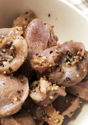 砂肝のスパイシーレモン風味炒め-レシピのメイン写真