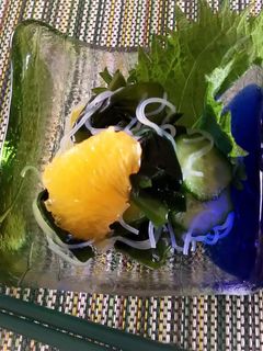 八朔とワカメと胡瓜の酢の物-レシピのメイン写真