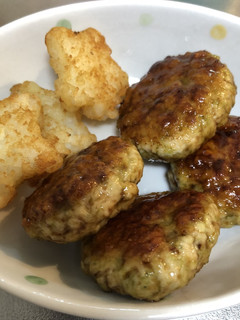 幼児食に!鶏つくねの照り焼き-レシピのメイン写真