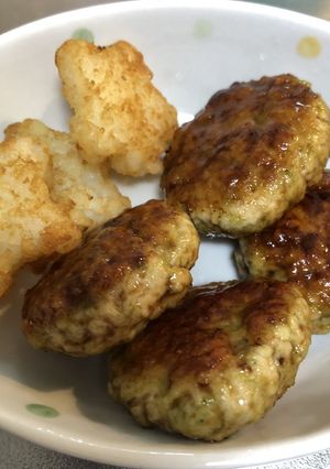 幼児食に!鶏つくねの照り焼き-レシピのメイン写真