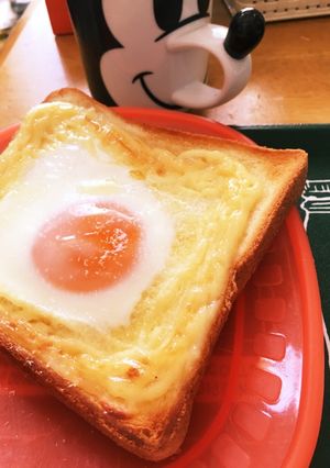 マヨたまトースト-レシピのメイン写真