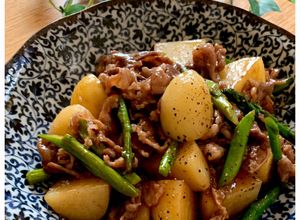じゃが芋と牛肉とアスパラのうま煮-レシピのメイン写真