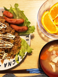 そば飯-レシピのメイン写真