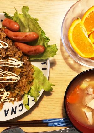 そば飯-レシピのメイン写真