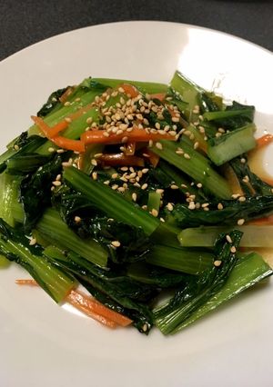 中級者向け小松菜の中華炒め-レシピのメイン写真
