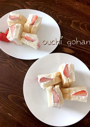 春のいちごフルーツサンド-レシピのメイン写真