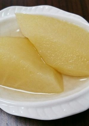 離乳食に♪りんごの水煮-レシピのメイン写真