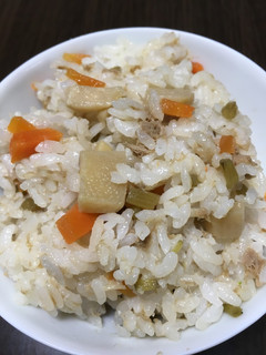 旬の味!たけのこと蕗とツナの混ぜご飯-レシピのメイン写真