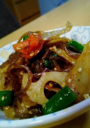 簡単すぎる!!ゴボウとレンコンのきんぴら-レシピのメイン写真
