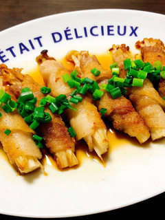 豚バラ肉の和風えのき巻き♡*-レシピのメイン写真