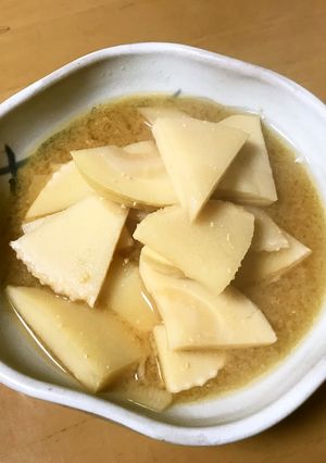 筍(たけのこ)の味噌炊き-レシピのメイン写真