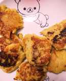 さつま芋と豆腐とバナナのお焼き～離乳食～