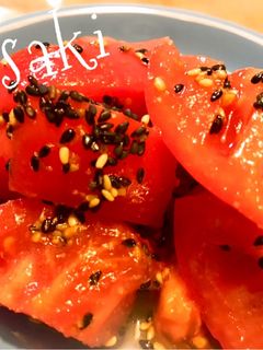 トマトの胡麻和え☆-レシピのメイン写真