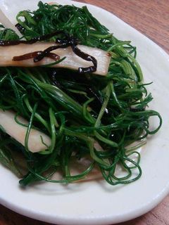 うどとおかひじきの昆布和え-レシピのメイン写真