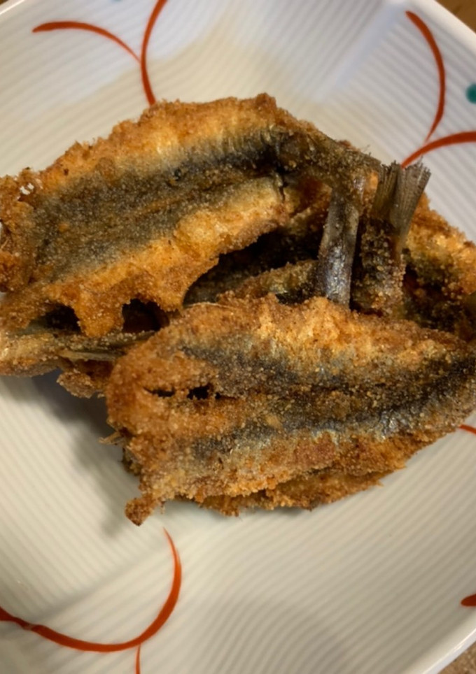 日清の唐揚げ粉でセグロイワシの唐揚げ-レシピのメイン写真