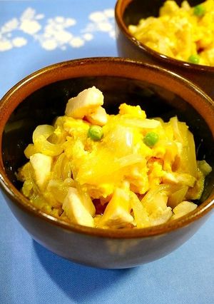 レンジで簡単！ふわたま☆親子丼-レシピのメイン写真