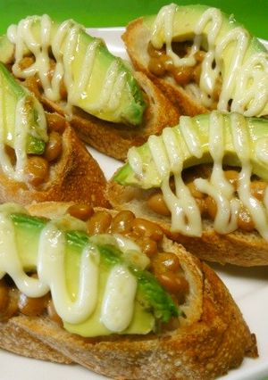 ＊青じそ風味納豆アボカドトースト＊-レシピのメイン写真