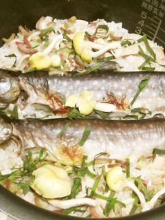 岩魚の炊き込みご飯-レシピのメイン写真