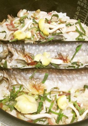 岩魚の炊き込みご飯-レシピのメイン写真