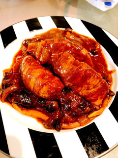 林檎の肉巻きワイン煮-レシピのメイン写真