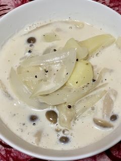 新じゃが玉葱のミルクスープ-レシピのメイン写真