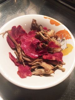 タンときのこのバター焼き-レシピのメイン写真