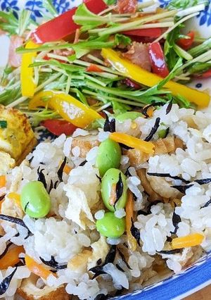 白だしのみ&準備10分♪簡単炊込みご飯☆-レシピのメイン写真