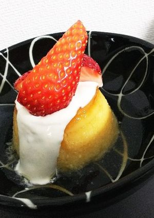 ホイップマリームでプリンアラモード風！-レシピのメイン写真