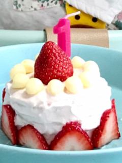 生クリーム不使用!1歳バースデーケーキ-レシピのメイン写真