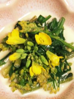 菜の花の粒マスタード和え-レシピのメイン写真