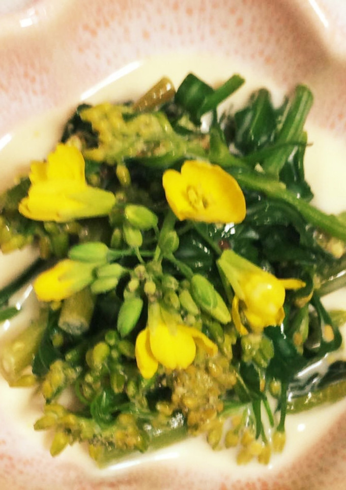 菜の花の粒マスタード和え-レシピのメイン写真