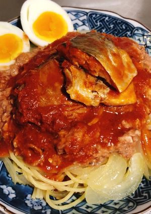 サバトマソーススパゲティ-レシピのメイン写真