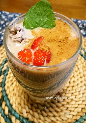 ◆マリーム®でストロベリーソイカフェ◆-レシピのメイン写真