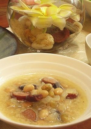お豆たっぷり豆乳スープ-レシピのメイン写真