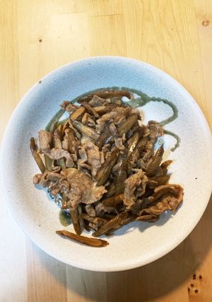 簡単♫常備菜にも！牛とごぼうのしぐれ煮☆-レシピのメイン写真