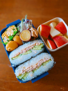 ツナマヨおにぎらず弁当-レシピのメイン写真