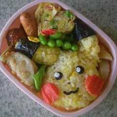 รูปของ キャラ弁　ポケモン～ピカチュウ