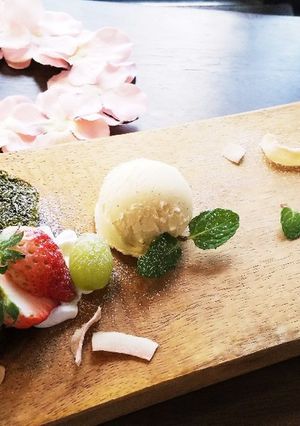 抹茶のシフォンケーキ-レシピのメイン写真