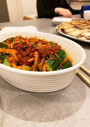 自家製キムチで作るオイキムチ-レシピのメイン写真