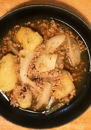 合い挽きミンチでスパイシー肉じゃが-レシピのメイン写真