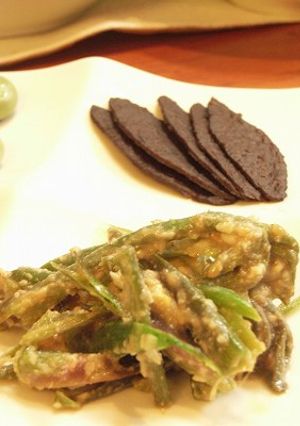 ウドの葉のごまみそチーズ和え-レシピのメイン写真
