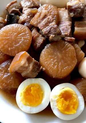 インスタントポットで♪豚バラ大根と煮卵-レシピのメイン写真